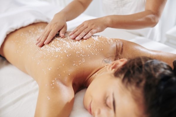 Exfoliación de sales marinas